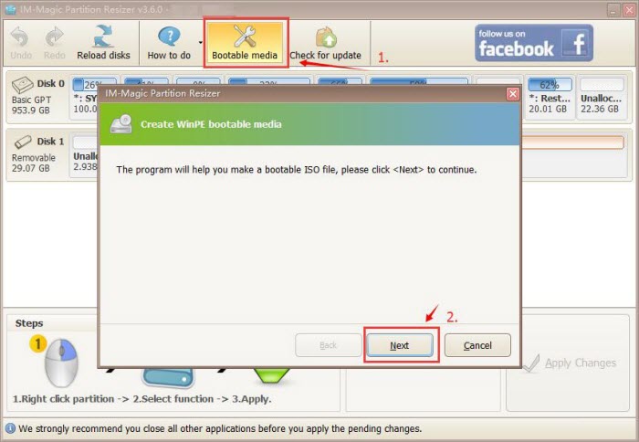 Partition Resizer Bootable ISO
